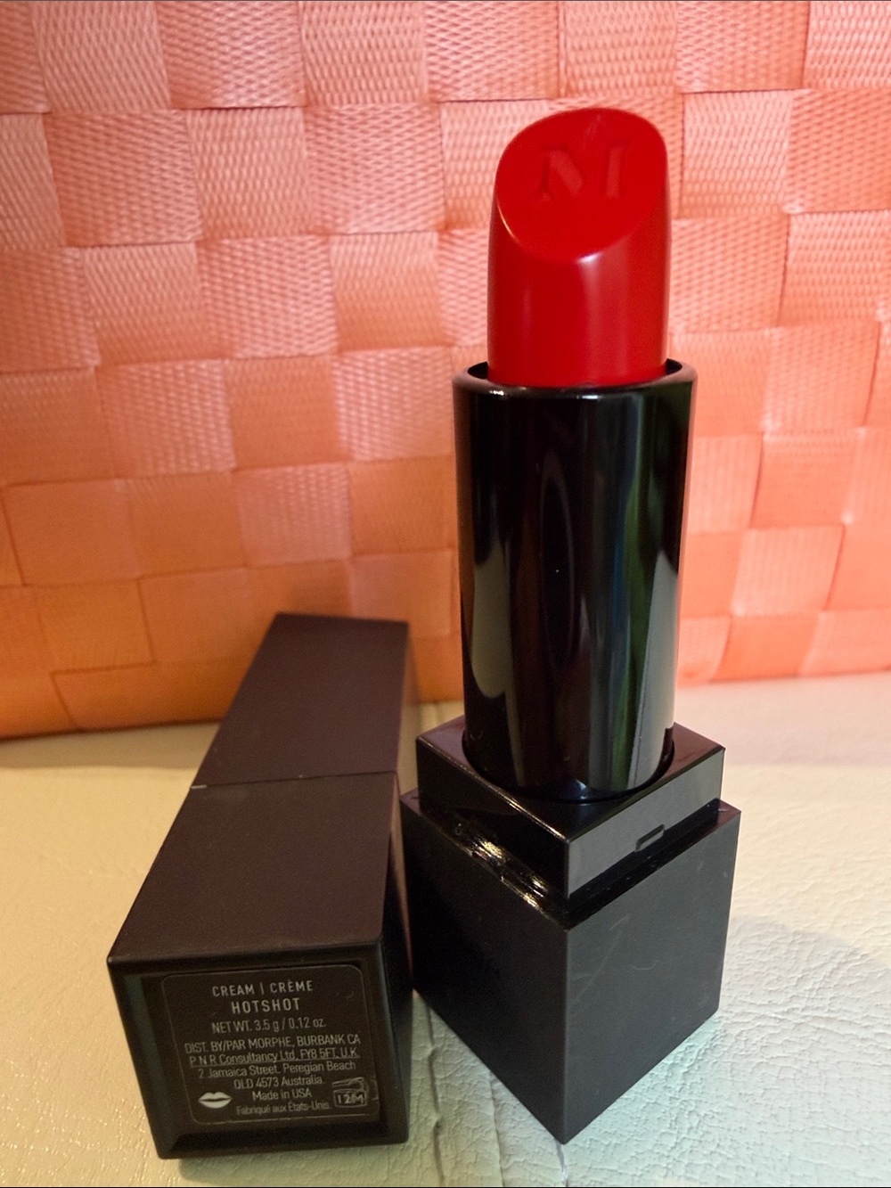 Morphe Hotshot Cream Lipstick — Vivid Red Hotshot